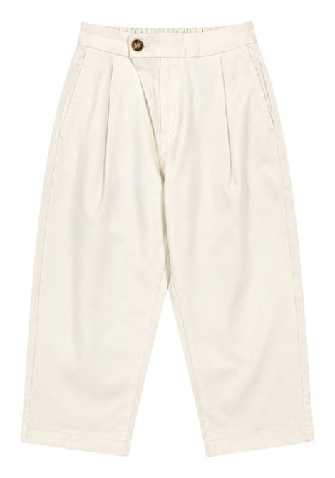 Pantalone bambino in misto cotone Manuel Ritz | 4557PANNA